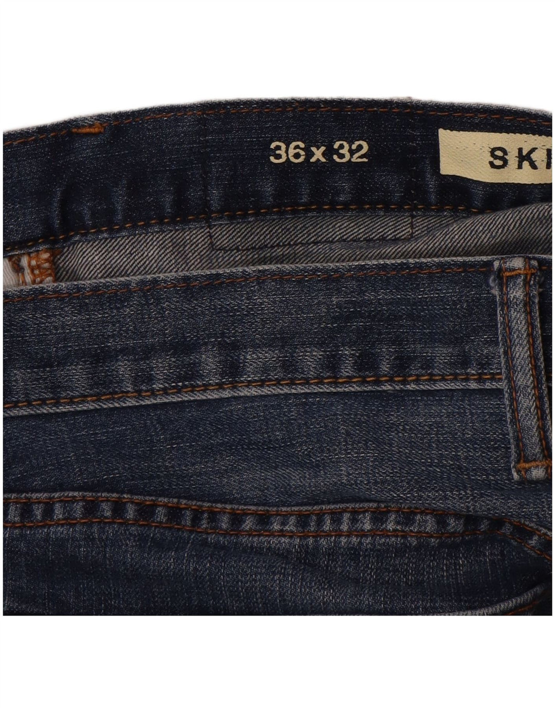 Gap Mens Skinny Jeans W36 L32 Blue Cotton