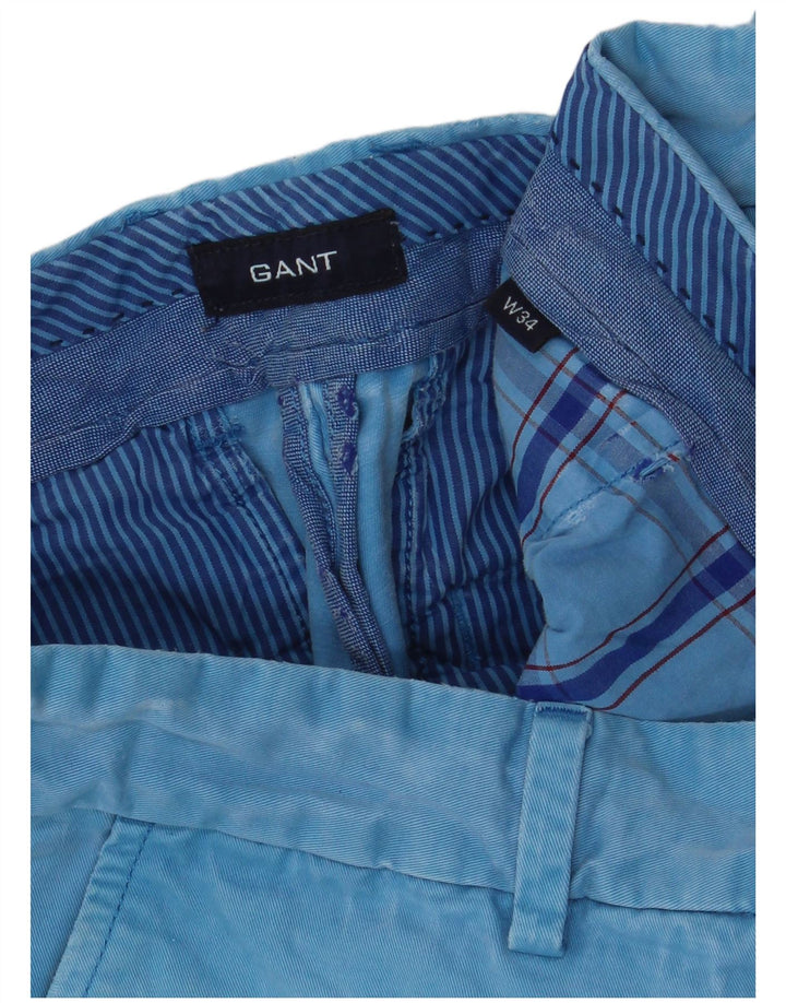 GANT Mens Chino Shorts W34 Large Blue