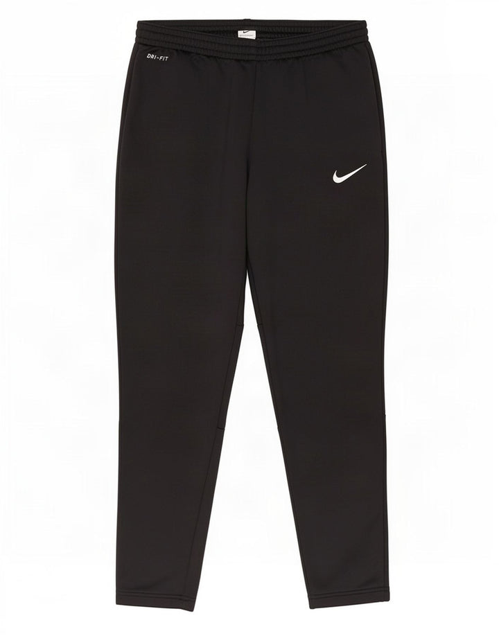 Nike Mens Dri Fit Tracksuit Trousers Medium Black Polyester