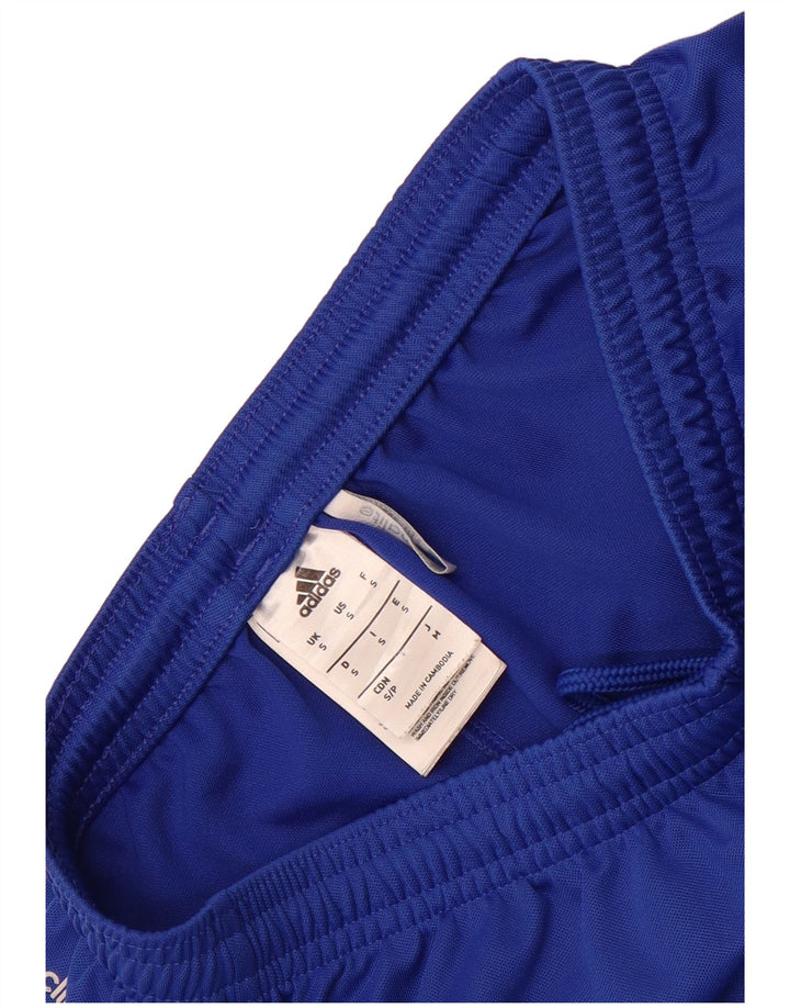 Adidas Mens Climalite Sport Shorts Small Blue Polyester