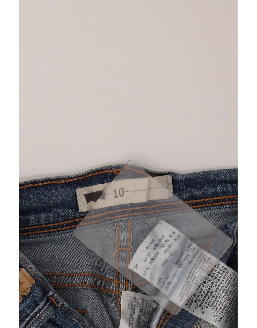 LEVI'S Womens Mid Rise Denim Shorts US 10 Medium W30  Blue Cotton