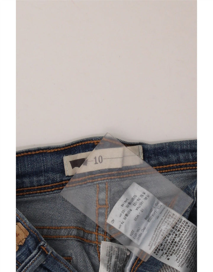 LEVI'S Womens Mid Rise Denim Shorts US 10 Medium W30  Blue Cotton