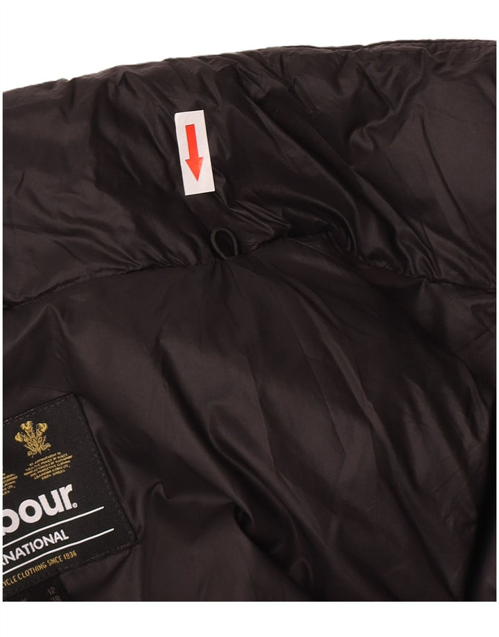 Barbour Womens Padded Gilet UK 12 Medium Black Polyamide