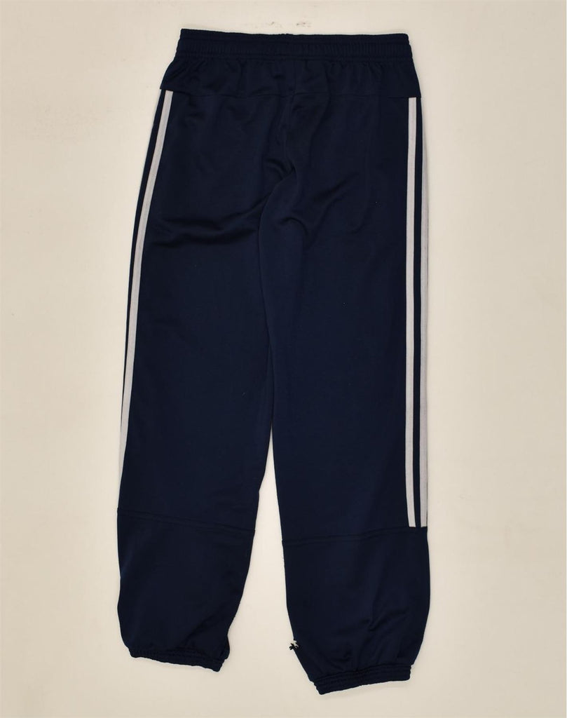 ADIDAS Mens Tracksuit Trousers Joggers Small Navy Blue Polyester | Vintage Adidas | Thrift | Second-Hand Adidas | Used Clothing | Messina Hembry 