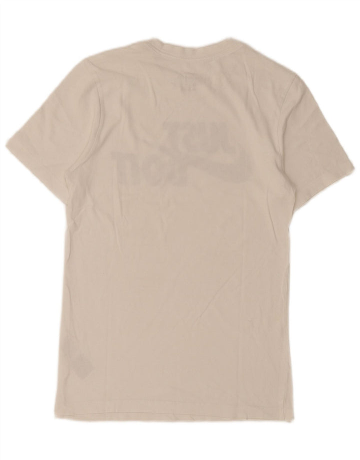 Nike Mens Graphic T-Shirt Top XS White Cotton