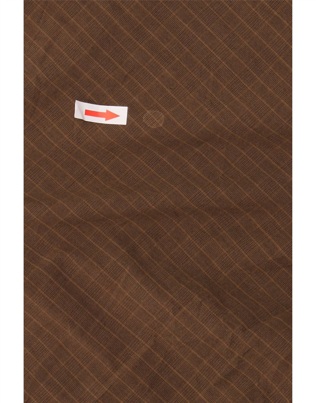 Dockers Mens Shirt Large Brown Check Cotton