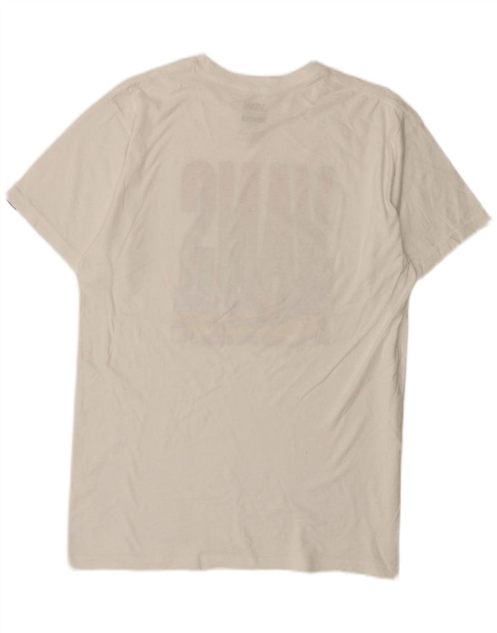 Vans Mens Classic Fit Graphic T-Shirt Top Medium White Cotton