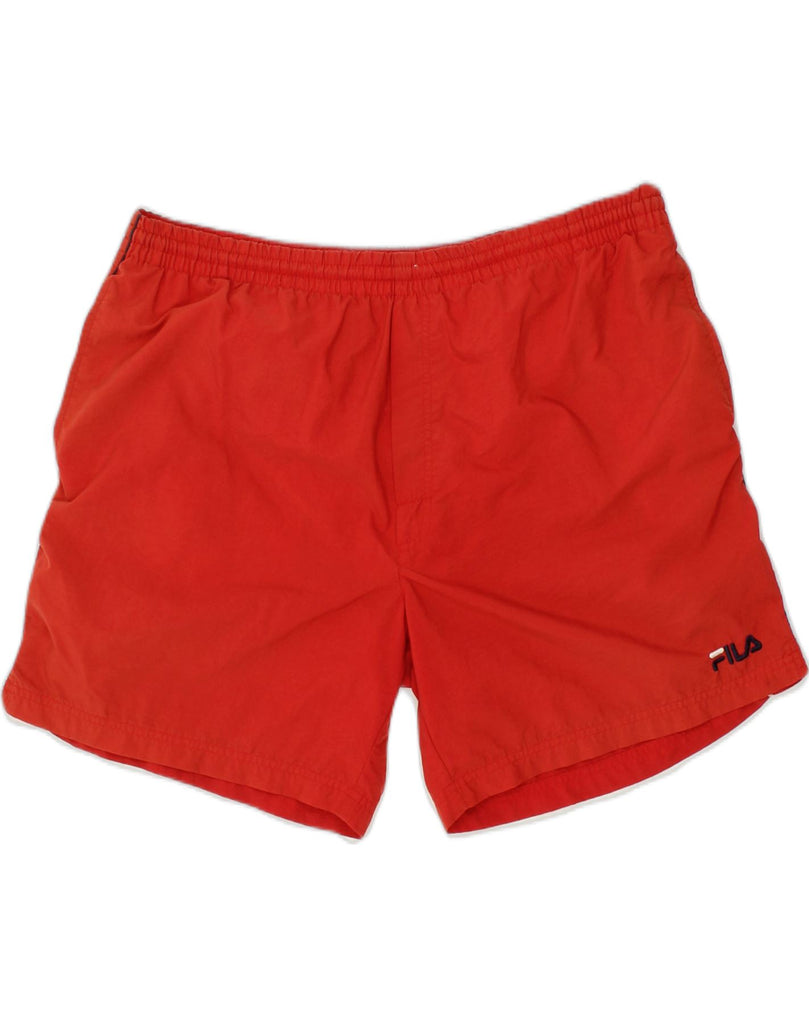 FILA Mens Sport Shorts XL Red Polyamide | Vintage Fila | Thrift | Second-Hand Fila | Used Clothing | Messina Hembry 