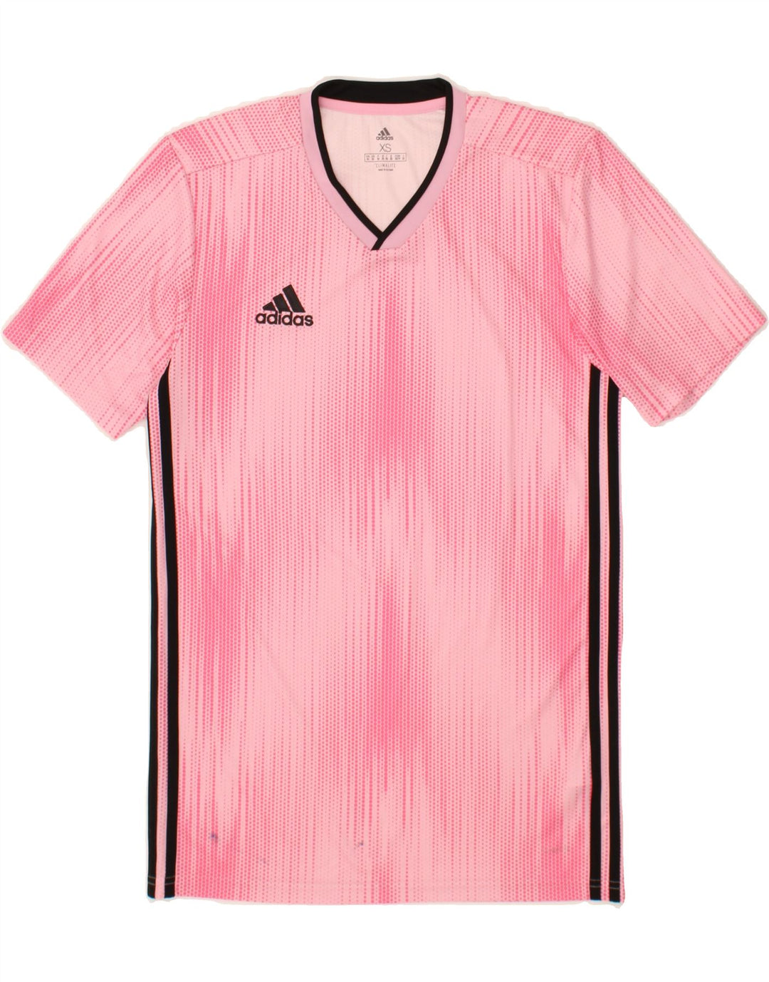 ADIDAS Mens Climalite T-Shirt Top XS Pink Spotted Polyester Vintage Adidas and Second-Hand Adidas from Messina Hembry 