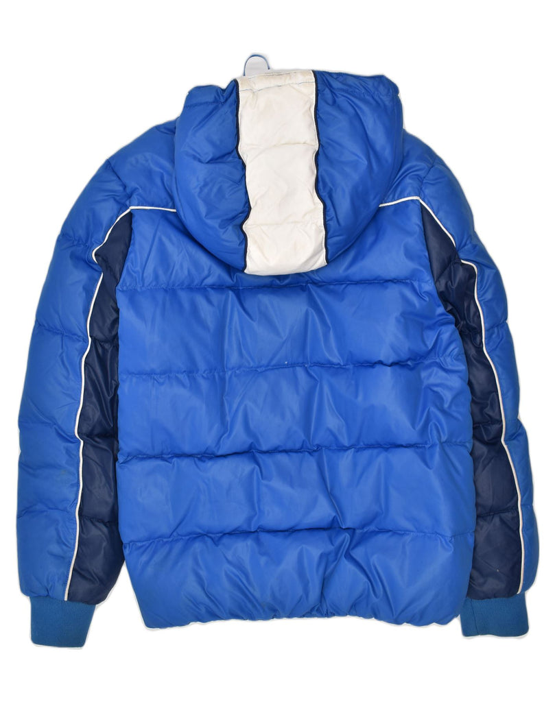 NORTH SAILS Boys Hooded Padded Jacket 11-12 Years Blue Colourblock | Vintage | Thrift | Second-Hand | Used Clothing | Messina Hembry 