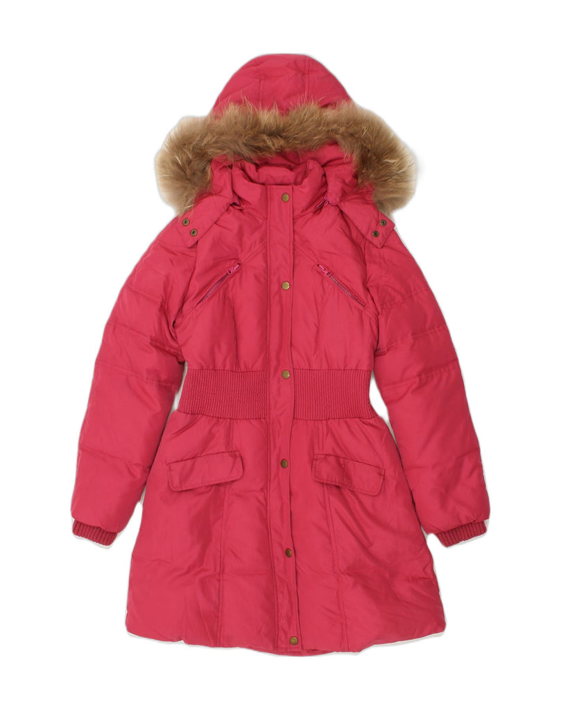 ICEBERG Girls Hooded Padded Coat 11-12 Years Pink Polyester | Vintage Iceberg | Thrift | Second-Hand Iceberg | Used Clothing | Messina Hembry 