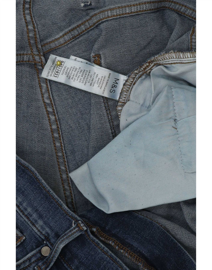 Marks & Spencer Mens Straight Jeans W44 L29 Blue Cotton