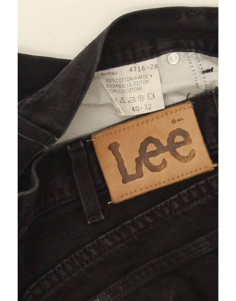 LEE Mens Cropped Jeans W40 L25 Black Cotton Vintage Lee and Second-Hand Lee from Messina Hembry 