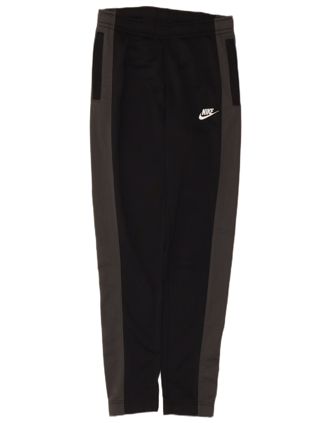 Nike Mens Tracksuit Trousers Joggers XS Black Colourblock Polyester