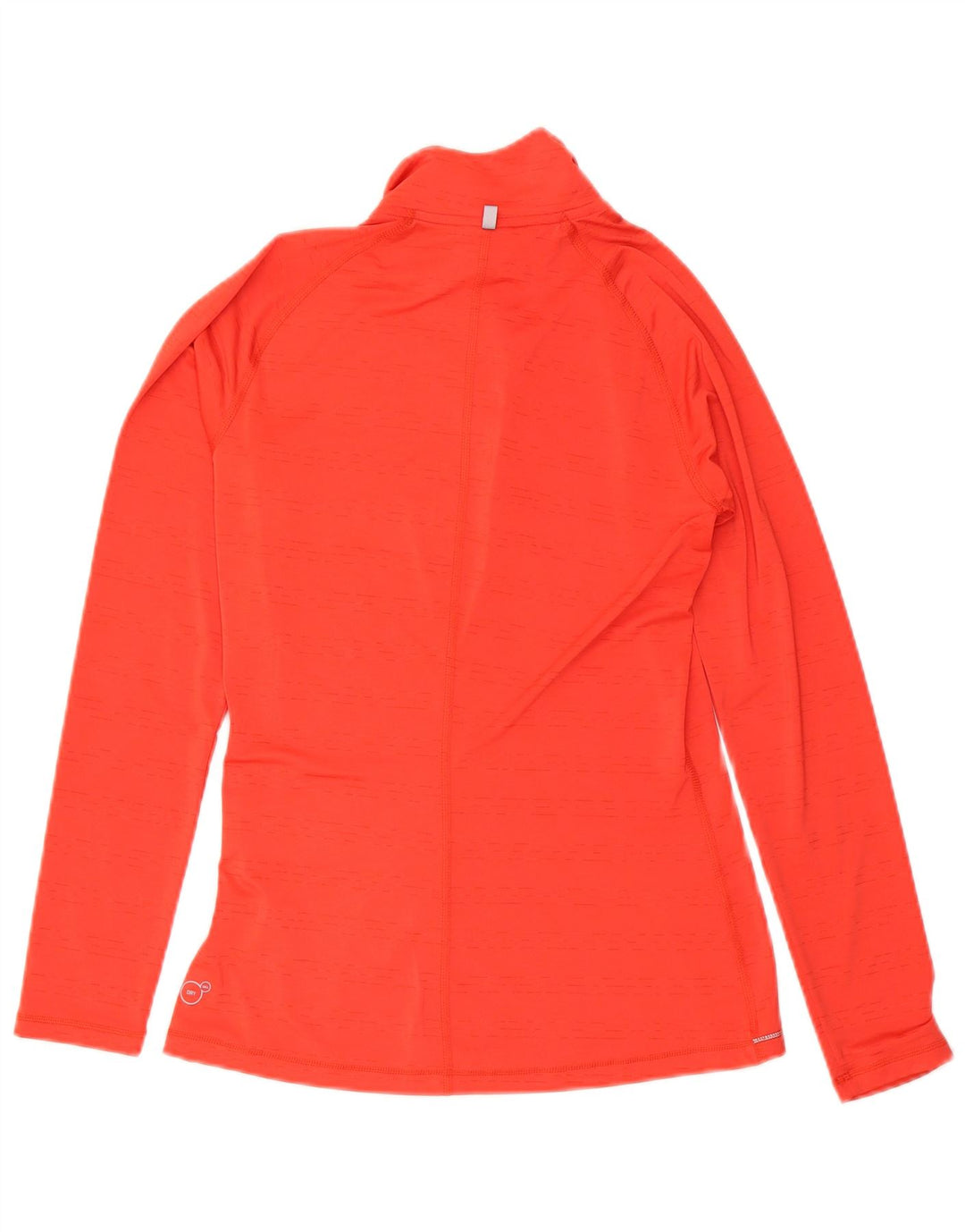 Puma Womens Zip Neck Pullover Tracksuit Top UK 10 Small Red Polyester