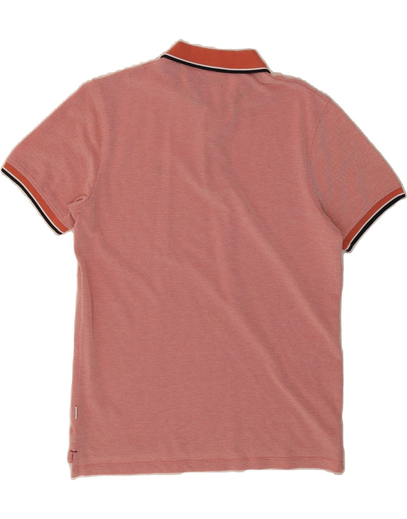 JACK & JONES Mens Premium Polo Shirt Medium Red Cotton Vintage Jack & Jones and Second-Hand Jack & Jones from Messina Hembry 