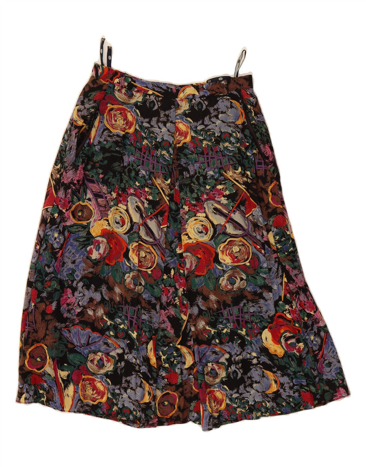 YOUR SIXTH SENSE Womens A-Line Skirt EU 38 Medium W28 Multicoloured Floral Vintage Your Sixth Sense and Second-Hand Your Sixth Sense from Messina Hembry 