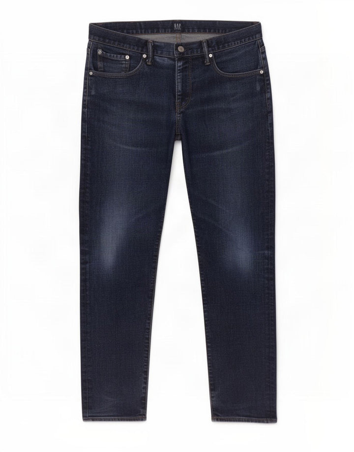 Gap Mens Straight Jeans W33 L32 Blue Cotton
