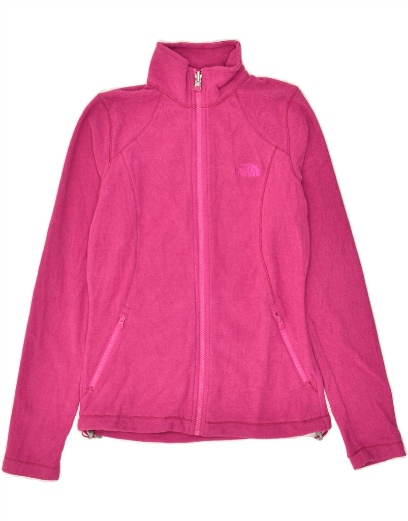 THE NORTH FACE Womens Tracksuit Top Jacket UK 6 XS Pink Striped Polyester | Vintage The North Face | Thrift | Second-Hand The North Face | Used Clothing | Messina Hembry 