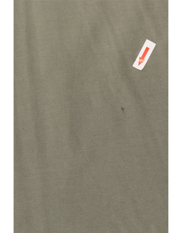 Champion Mens Polo Shirt Large Khaki Cotton