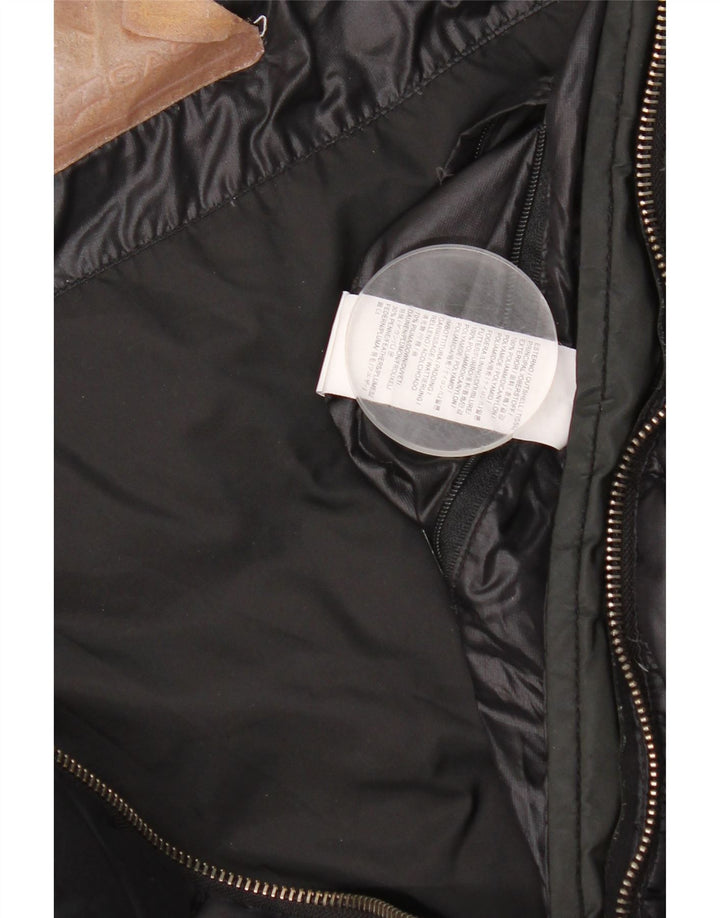 Gas Womens Padded Jacket IT 42 Medium Black Polyamide