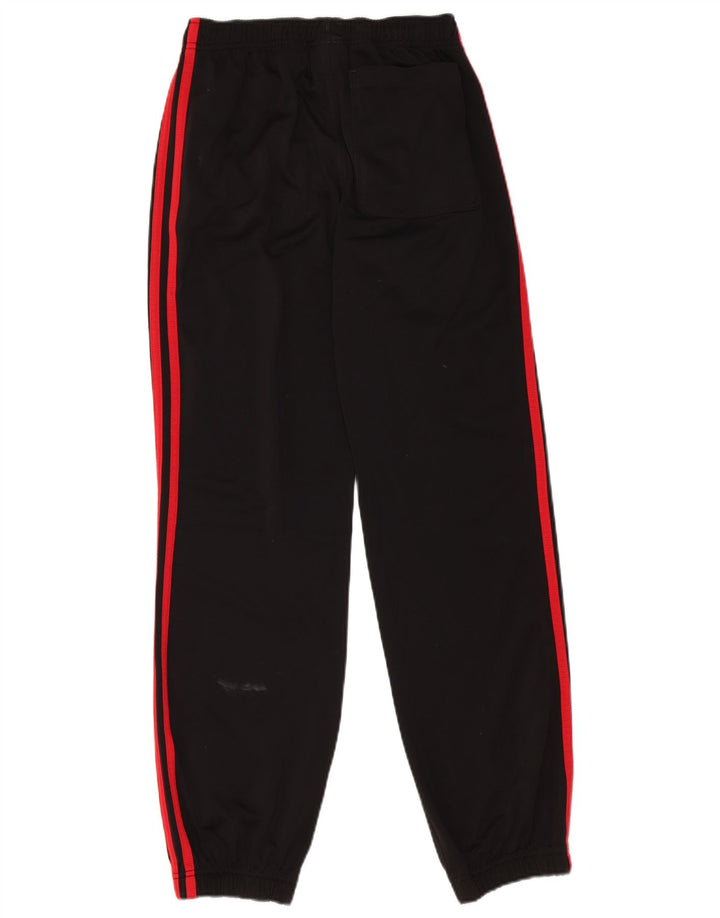 Adidas Boys Tracksuit Trousers Joggers 13-14 Years  Black Polyester