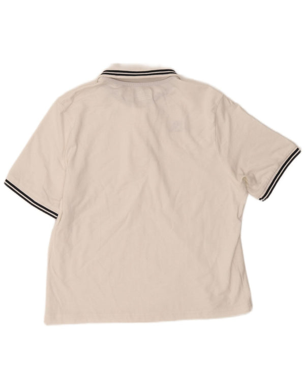 Kappa Mens Polo Shirt Medium White