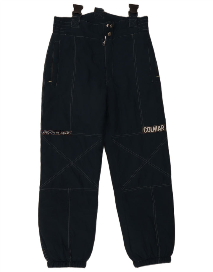Colmar Womens Graphic Joggers Ski Trousers EU 38 Medium Navy Blue