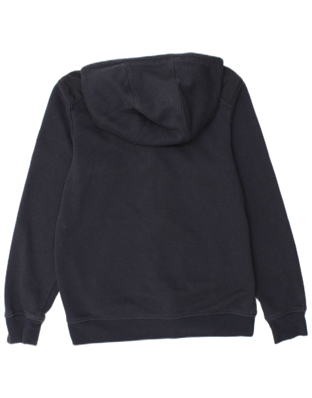 Caterpillar Mens Zip Hoodie Sweater Medium Navy Blue Polyester