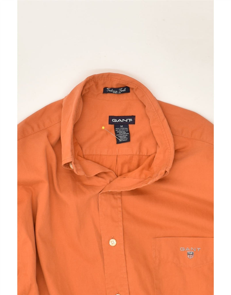 GANT Mens Shirt Medium Orange Cotton | Vintage Gant | Thrift | Second-Hand Gant | Used Clothing | Messina Hembry 