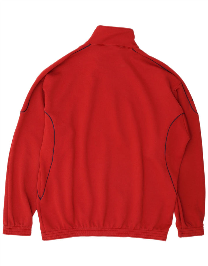 Biemme Mens Pullover Tracksuit Top Jacket 2XL Red Polyester