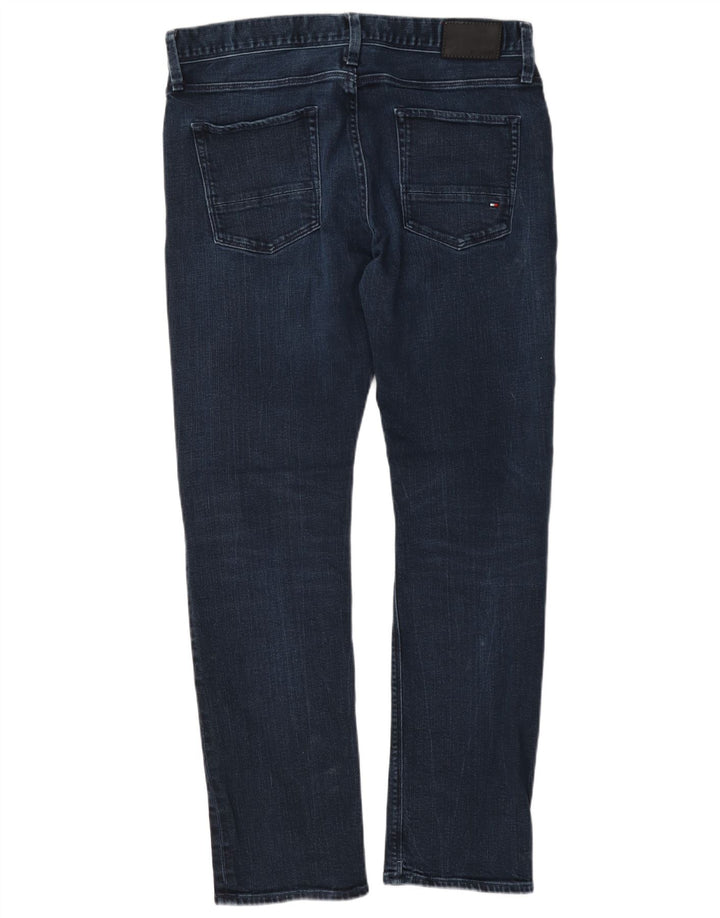 Tommy Hilfiger Mens Denton Straight Jeans W34 L32 Navy Blue