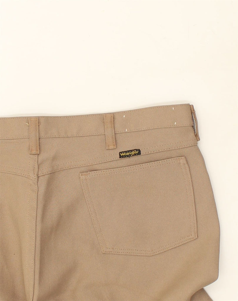 WRANGLER Mens Straight Casual Trousers W34 L35 Brown | Vintage Wrangler | Thrift | Second-Hand Wrangler | Used Clothing | Messina Hembry 