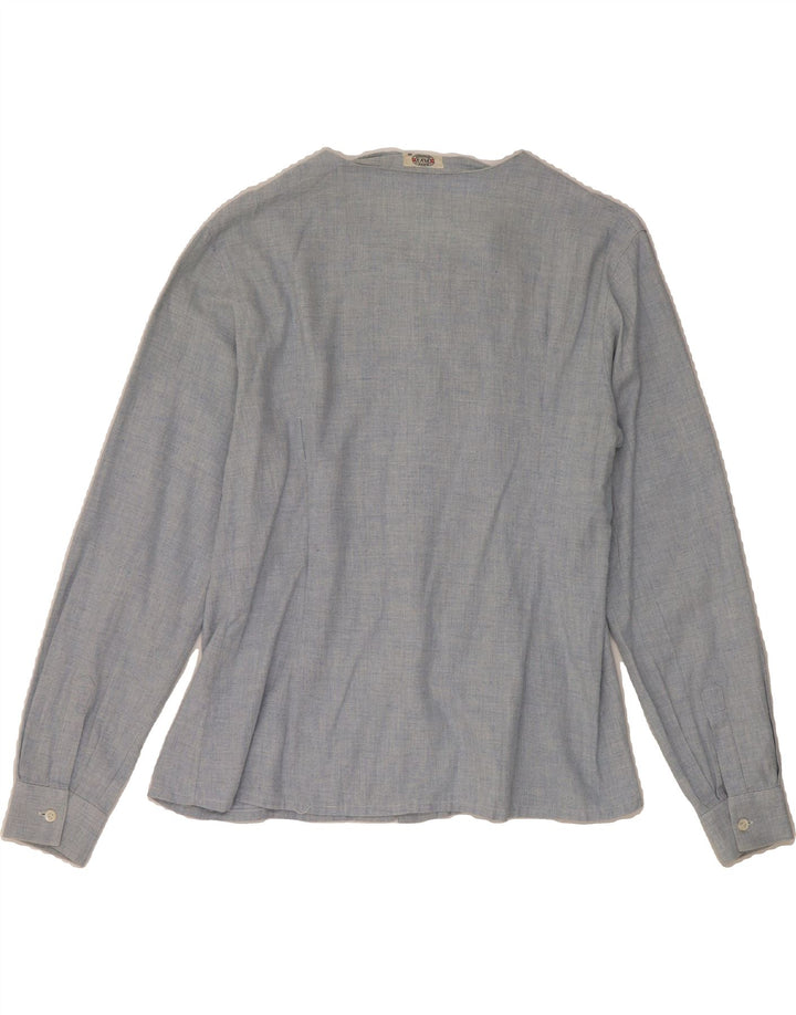 VINTAGE Womens Shirt Blouse IT 46 Large Blue Vintage Vintage and Second-Hand Vintage from Messina Hembry 