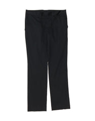 MOSSIMO Mens Straight Chino Trousers W32 L32 Black Cotton