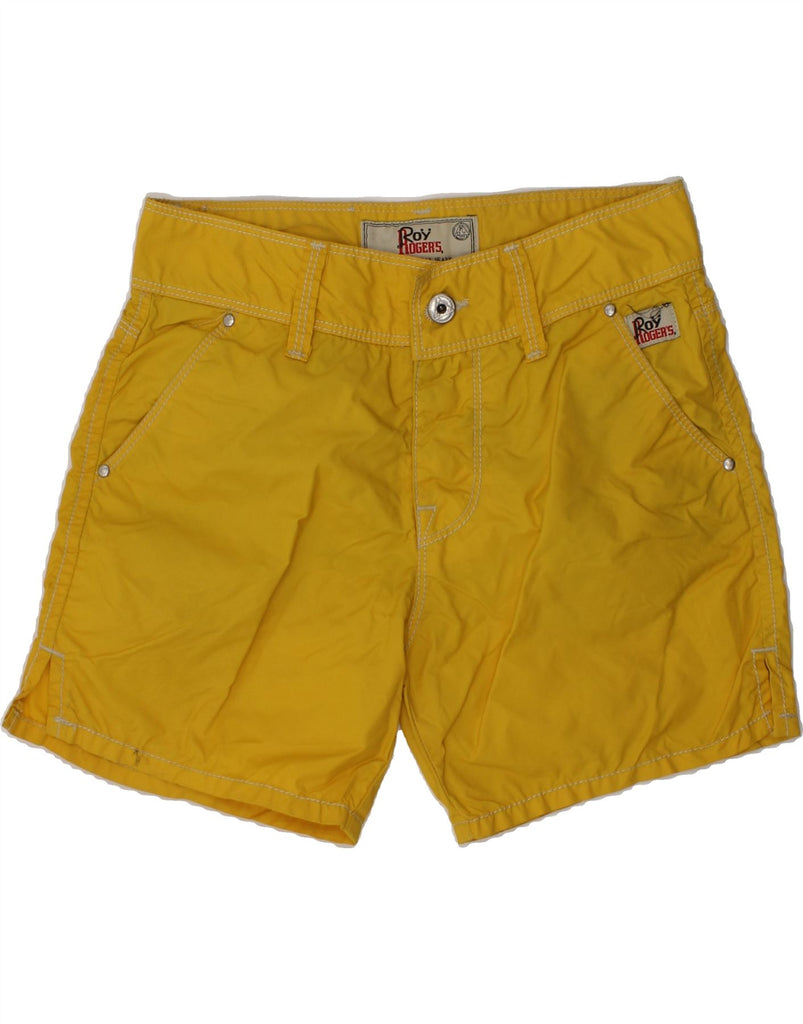 ROY ROGERS Boys Casual Shorts 9-10 Years W26  Yellow Polyamide | Vintage Roy Rogers | Thrift | Second-Hand Roy Rogers | Used Clothing | Messina Hembry 