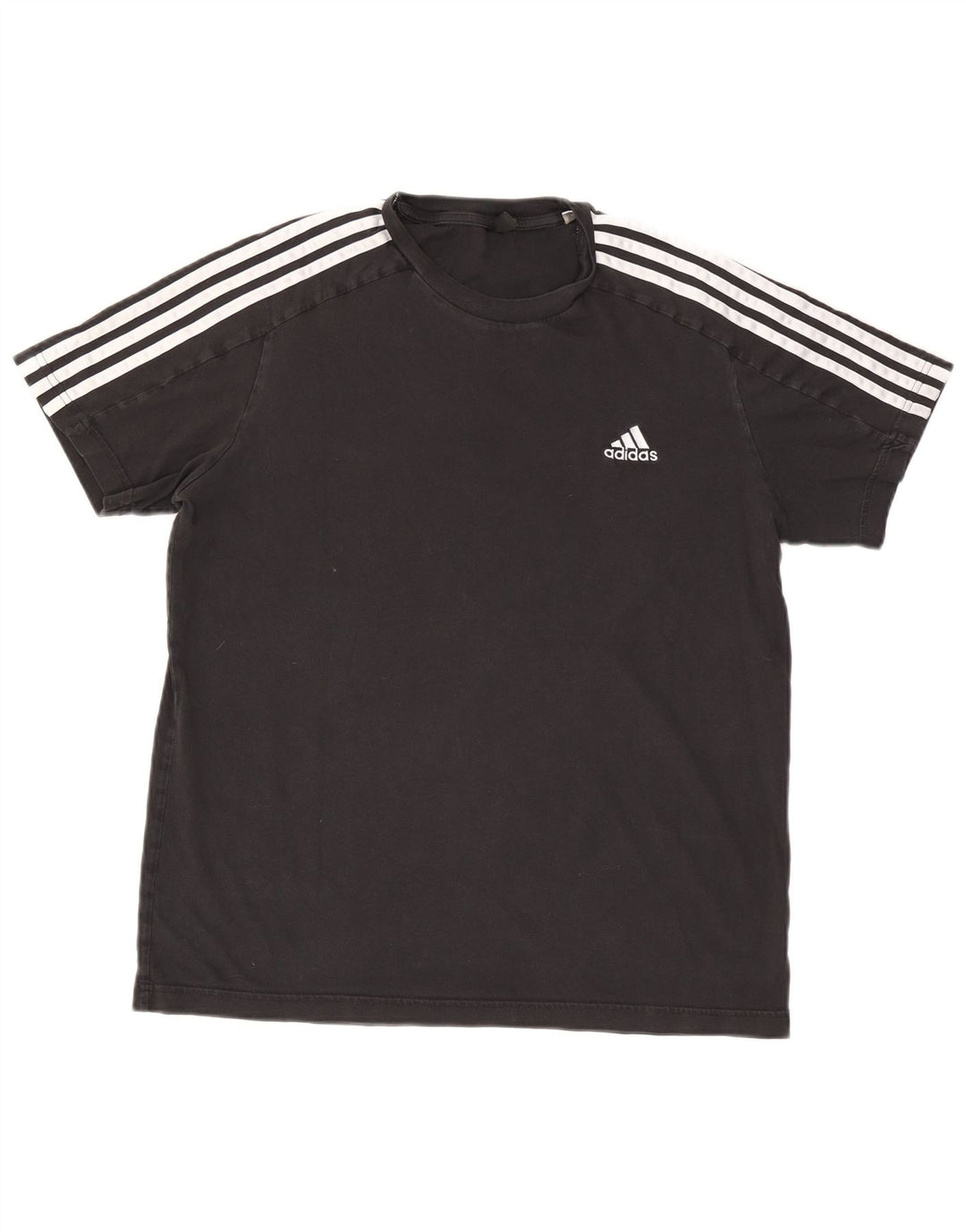 Adidas Mens T-Shirt Top Large Black