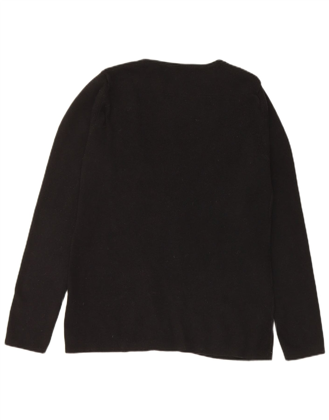 Hobbs Womens Front Tie Cardigan Sweater UK 10 Small  Black Cotton