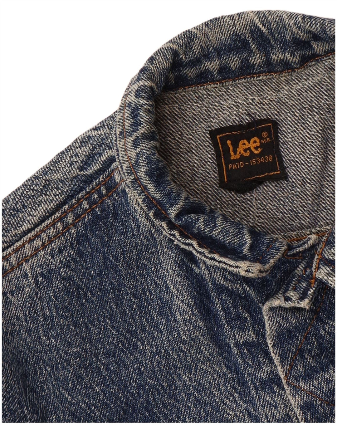 LEE Mens Denim Jacket UK 36 Small Blue