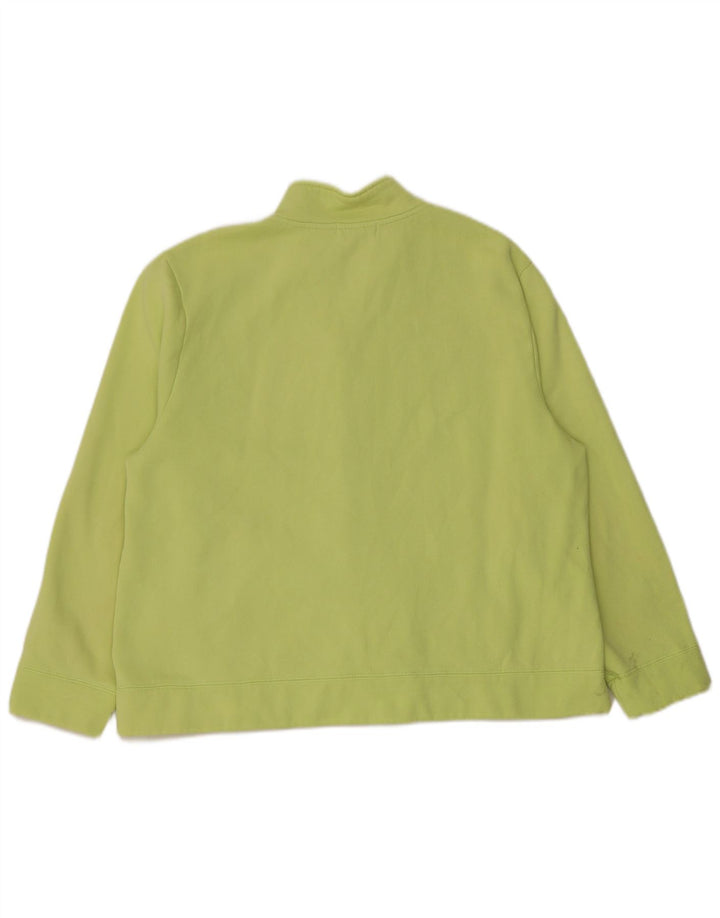 Orvis Womens Tracksuit Top Jacket UK 18 XL Green Cotton