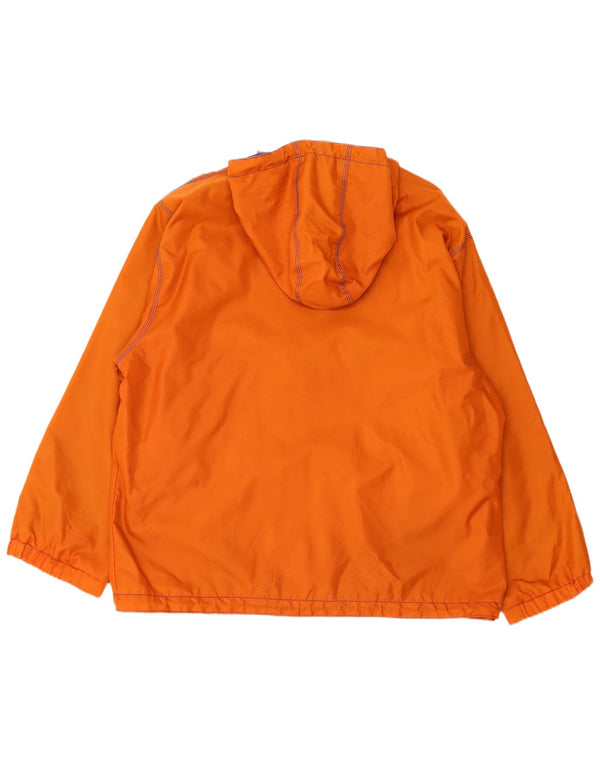 Jinglers Mens Hooded Tracksuit Top Jacket UK 44 2XL Orange