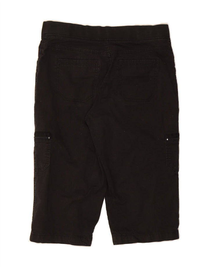 LEE Womens Relaxed Fit Bermuda Shorts US 10 Large W32 Black Cotton Vintage Lee and Second-Hand Lee from Messina Hembry 
