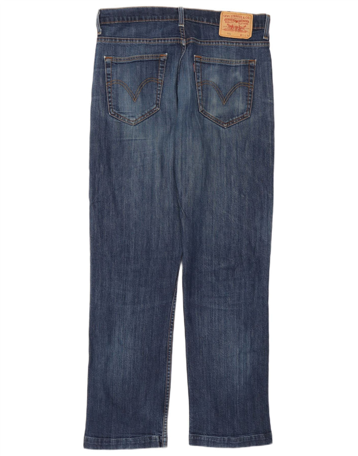 Levi's Womens 752 Straight Jeans W33 L31 Blue Cotton