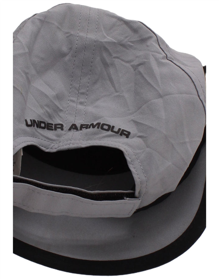 Under Armour Mens Graphic Baseball Cap One Size Grey Polyester