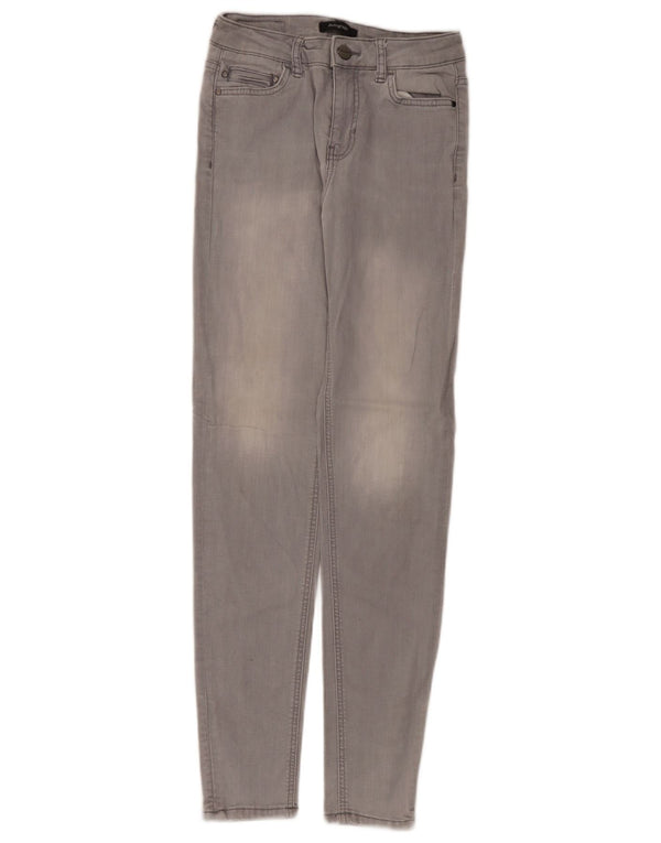 Marks & Spencer Womens Autograph Skinny Jeans UK 6 XS W24 L30 Grey Modal