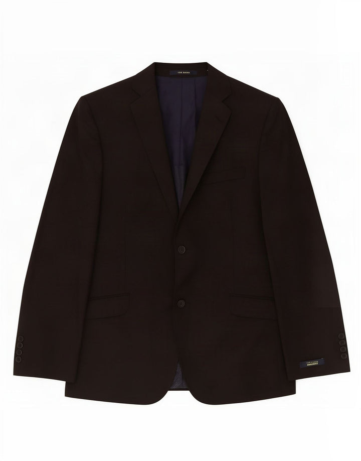 Ted Baker Mens 2 Button Blazer Jacket UK 40 Large Black Wool