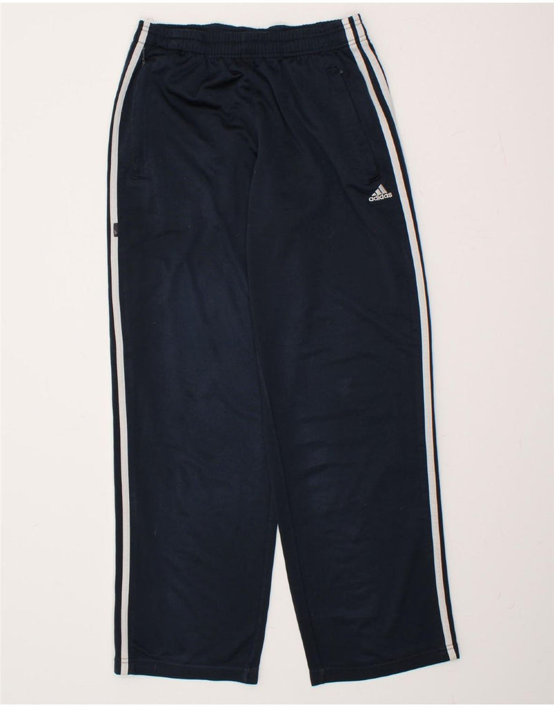 ADIDAS Mens Tracksuit Trousers Small Navy Blue Polyester | Vintage Adidas | Thrift | Second-Hand Adidas | Used Clothing | Messina Hembry 