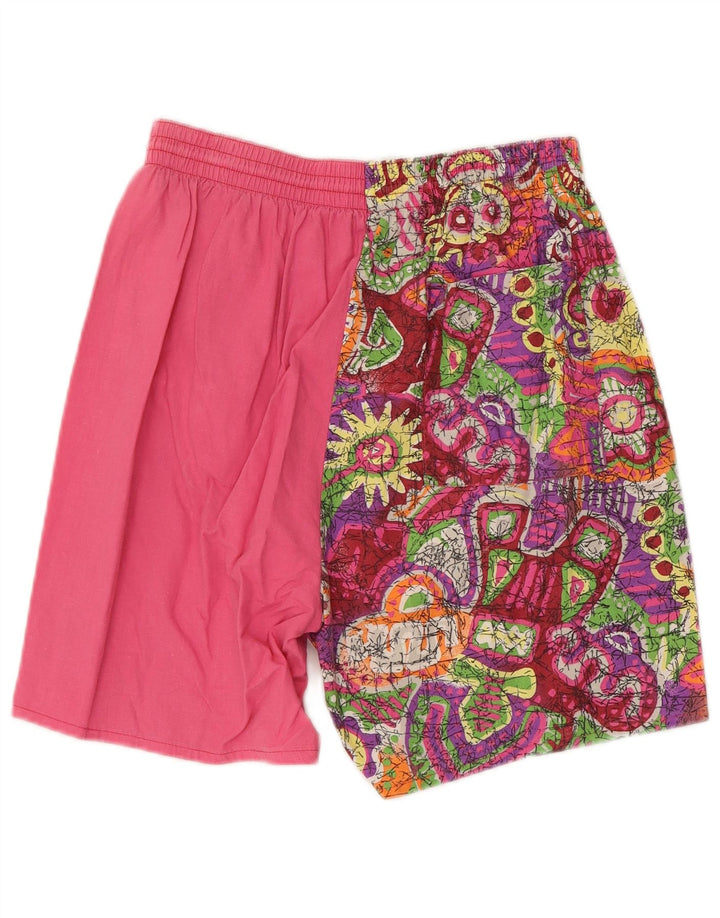 Vintage Mens Swimming Shorts IT 48 Small  Pink Cotton