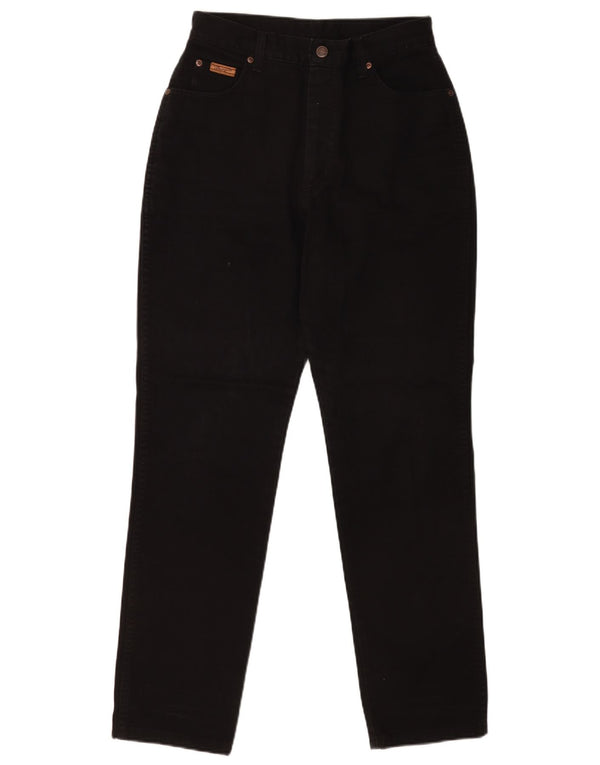 Wrangler Mens Lucy High Waist Straight Jeans US 12 Large W28 L32 Black