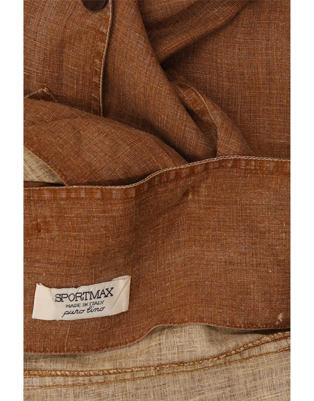 Sportmax Womens Oversized 5 Button Blazer Jacket UK 18 XL Brown